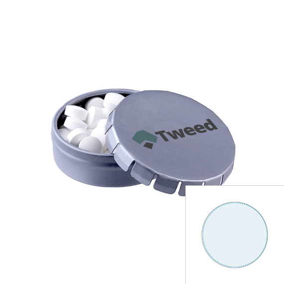Clic-Clac Dose mit Pfefferminzbonbons Clic-Clac Dose mit Pfefferminzbonbons