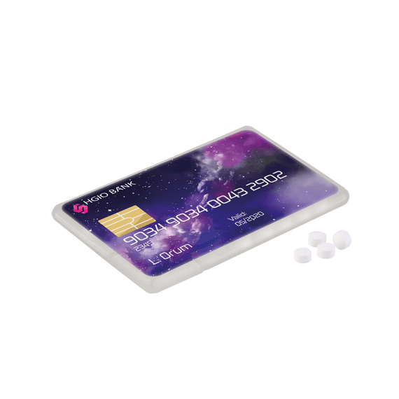 Scatola con mentine - Formato carta di credito Scatola con mentine - Formato carta di credito