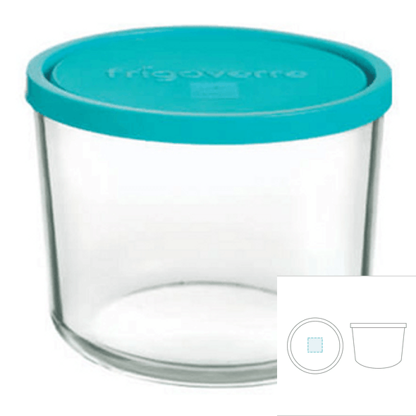 Pyöreä, korkea lasinen hermeettinen laatikko - BORMIOLI ROCCO™ - Frigoverre