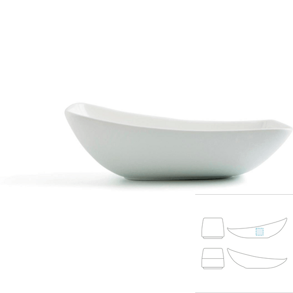 Rektangulær keramikkskål - Vital Rectangular Rektangulær keramikkskål - Vital Rectangular