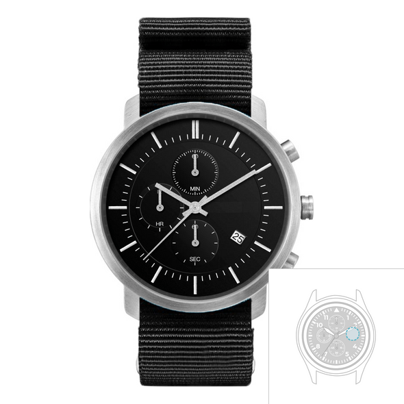 Polshorloge | STOCKHOLM | Chronograaf Polshorloge | STOCKHOLM | Chronograaf