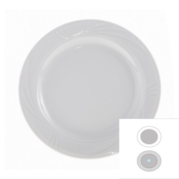 Ronde platte keramische plaat - Arcadia Ronde platte keramische plaat - Arcadia