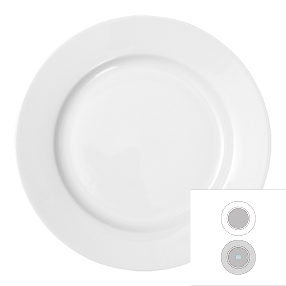 Ronde platte keramische plaat - Solid Ronde platte keramische plaat - Solid