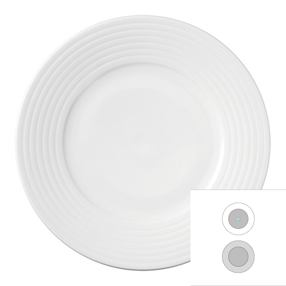 Rund flat keramisk plate - Suite Rund flat keramisk plate - Suite