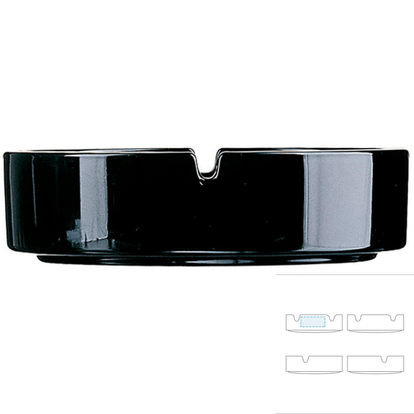 Rund glas askebæger - ARCOROC™ - Cenicero Rund glas askebæger - ARCOROC™ - Cenicero