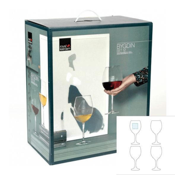 Set da 12 calici da vino - LIBBEY™ - Bygdin Set da 12 calici da vino - LIBBEY™ - Bygdin