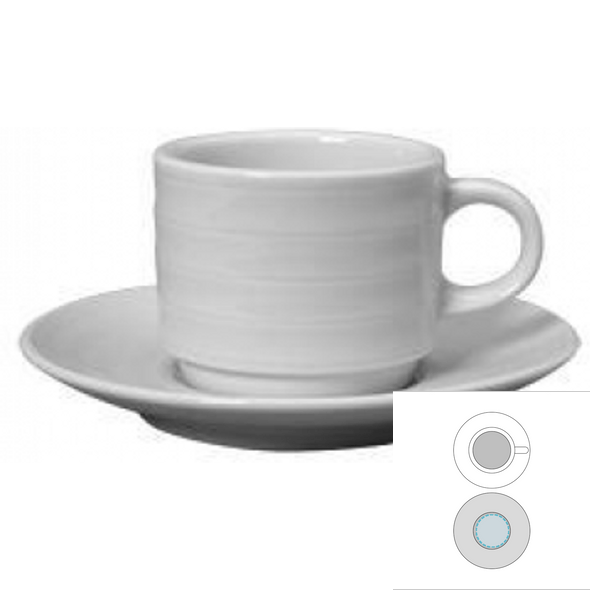 Set tazzina da caffè e piattino in ceramica - Roulette Set tazzina da caffè e piattino in ceramica - Roulette