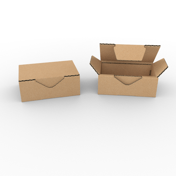 Small Size Single Wall Cardboard Postal Boxes: 100 For £32.83 | BIZAY