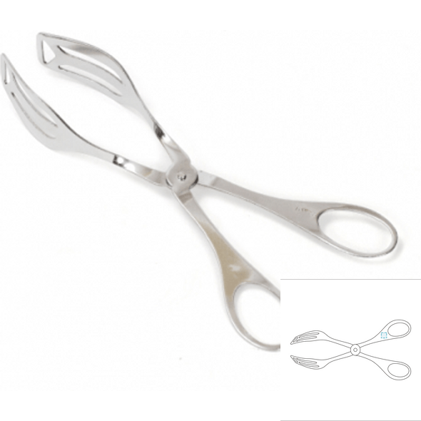 Stainless steel cake tweezers - Util Stainless steel cake tweezers - Util