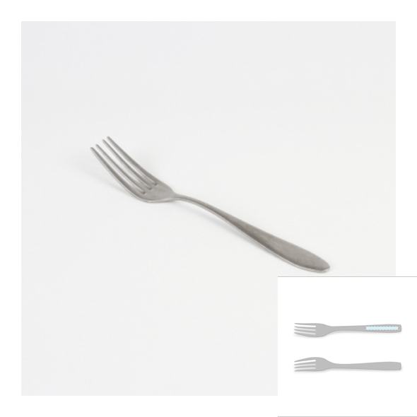 Stainless steel dessert fork - Vision Vintage