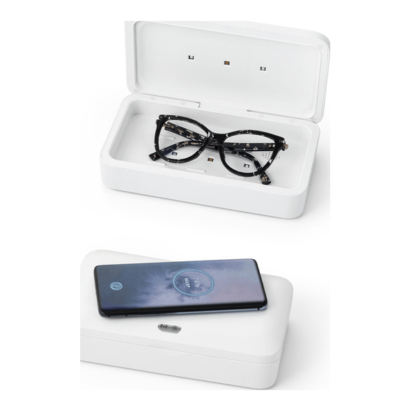 Coffret stérilisateur UV avec chargeur sans fil rapide BACTOUT Coffret stérilisateur UV avec chargeur sans fil rapide BACTOUT