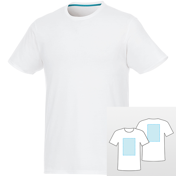 Camiseta de manga corta de material reciclado GRS para hombre 