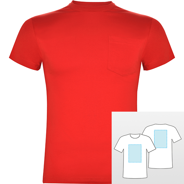 T-Shirt kurzarm mit Brusttasche TECKEL