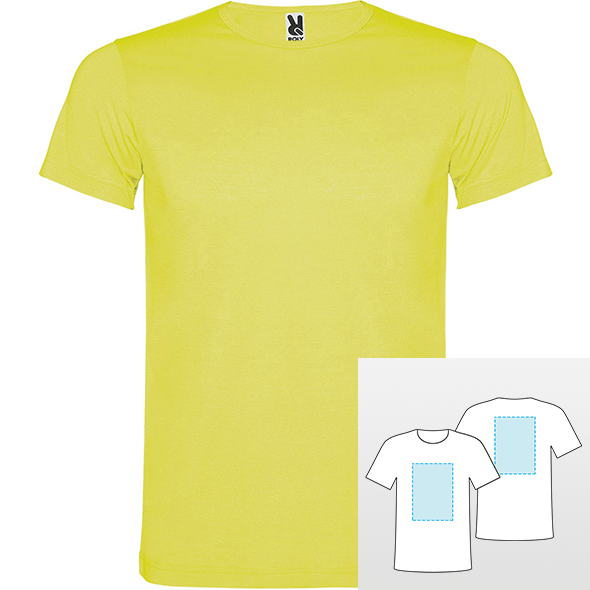 T-Shirt kurzarm in fluoreszierenden Farben AKITA