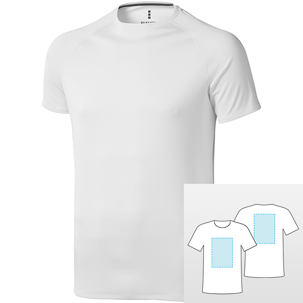 Niagara Unisex T-shirt met korte mouwen en relaxte snit