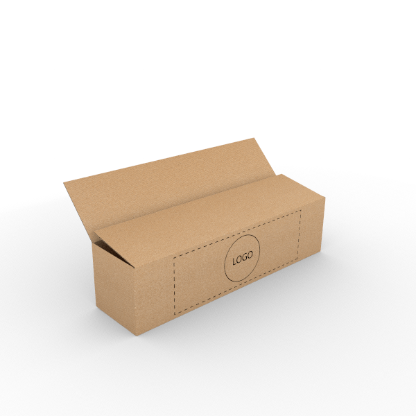 Tekturowe pudełka z pojedynczymi ściankami na długie produkty z bocznym otwarciem