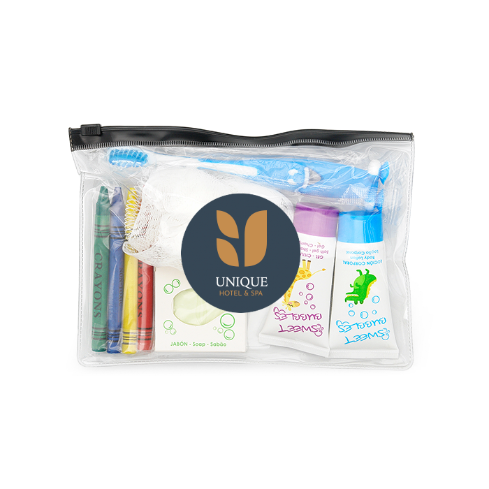 Trousse de toilette pour enfants avec éponge - SWEET BUBBLE Trousse de toilette pour enfants avec éponge - SWEET BUBBLE