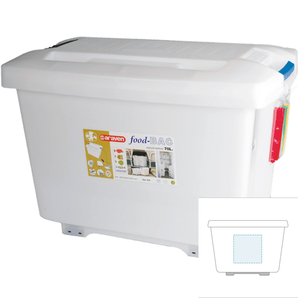 Vasca con ruote in plastica - ARAVEN™ Vasca con ruote in plastica - ARAVEN™