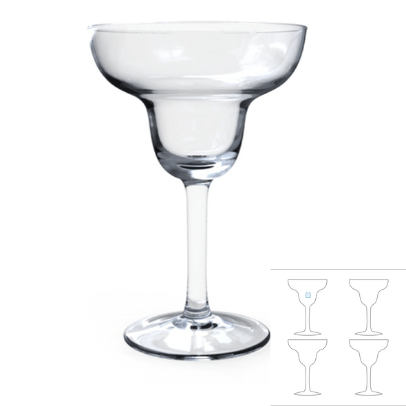 Vaso para margarita de vidrio - Margarita Vaso para margarita de vidrio - Margarita
