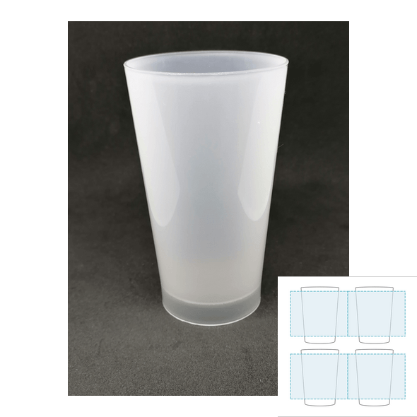 Vaso reutilizable de plástico Vaso reutilizable de plástico