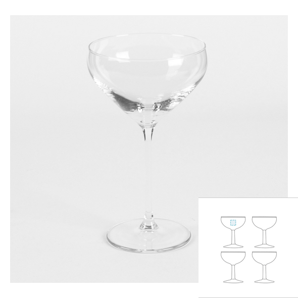 Verres à cocktail 40cl incassable, réutilisable et personnalisable.