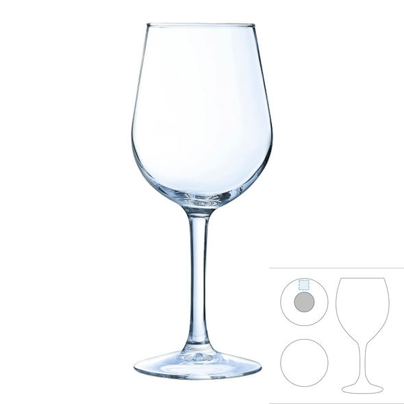 Verre à vin en verre - ARCOROC™ - Domaine Verre à vin en verre - ARCOROC™ - Domaine