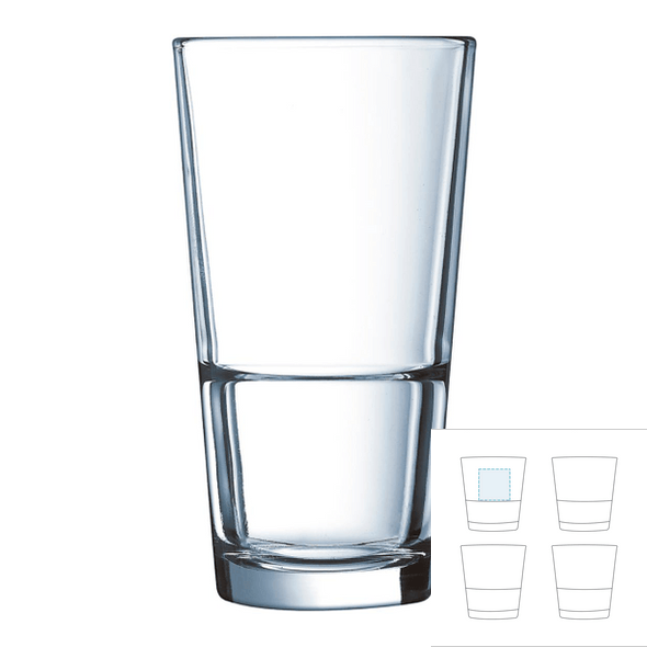 Wysoki kubek szklany - ARCOROC™ - Stack Up Wysoki kubek szklany - ARCOROC™ - Stack Up
