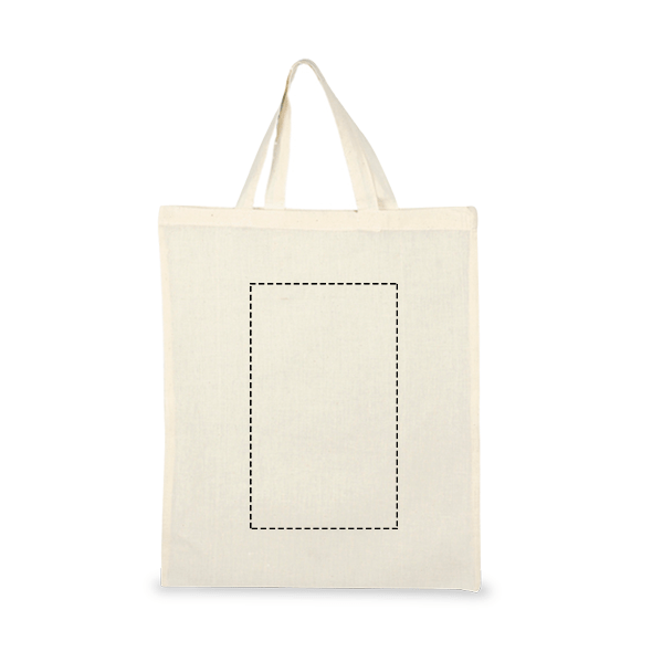 Borsa tote alette corte | Cotone 95g | 380x420mm Borsa tote alette corte | Cotone 95g | 380x420mm