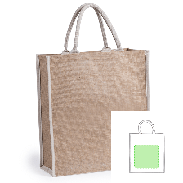 Stoffveske SOLUX | Jute | 380x420x160mm Stoffveske SOLUX | Jute | 380x420x160mm