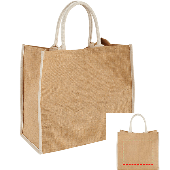 Draagtas HARRY | Jute | 400x200x350mm Draagtas HARRY | Jute | 400x200x350mm