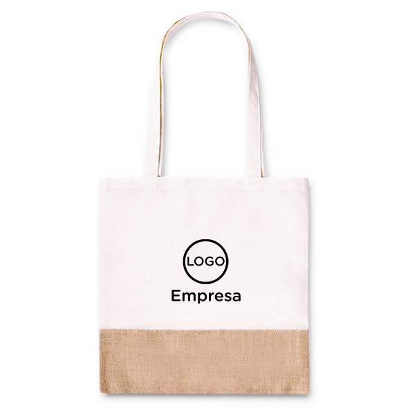 Bolsa de asa | Yute y Algodón 245g | 370x410mm Bolsa de asa | Yute y Algodón 245g | 370x410mm